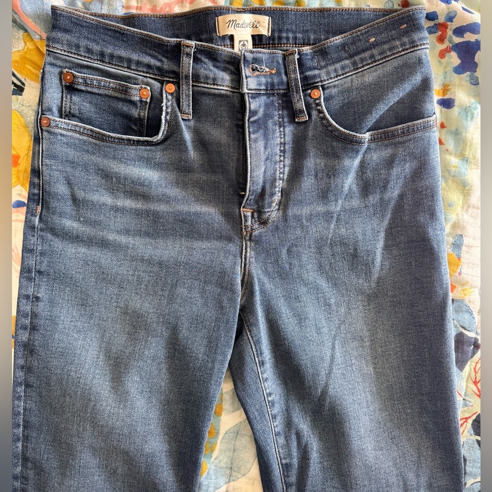 NWOT Madewell Mid-Rise Kick Out Jeans